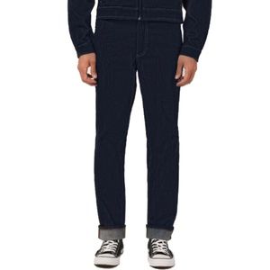 New DL1961 Men's DLX Jeans, Relaxed Straight Fit Denim, Dark Blue Indigo size 33